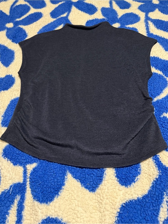 H&M Tops - Women’s Short Sleeve Dark Navy Knit Top